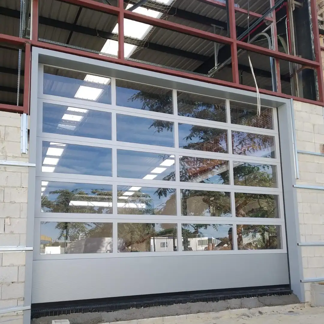 Puerta seccional con cristales - Imagen 4